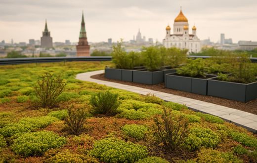 Рекомендации по проектированию озеленённых кровель в Москве: нормы, подходы и практические решения